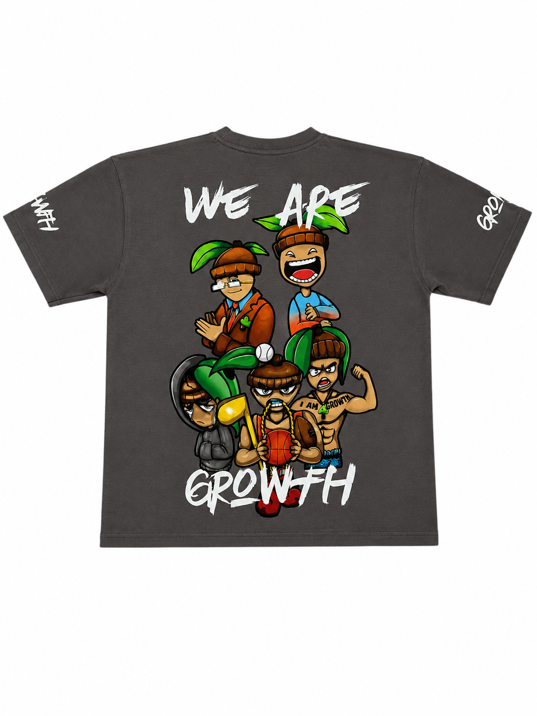 Charcoal Growth Tee 🩶